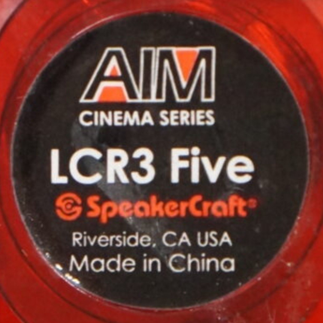 SPEAKERCRAFT AIM LCR3 FIVE SPEAKER- NEW (each)