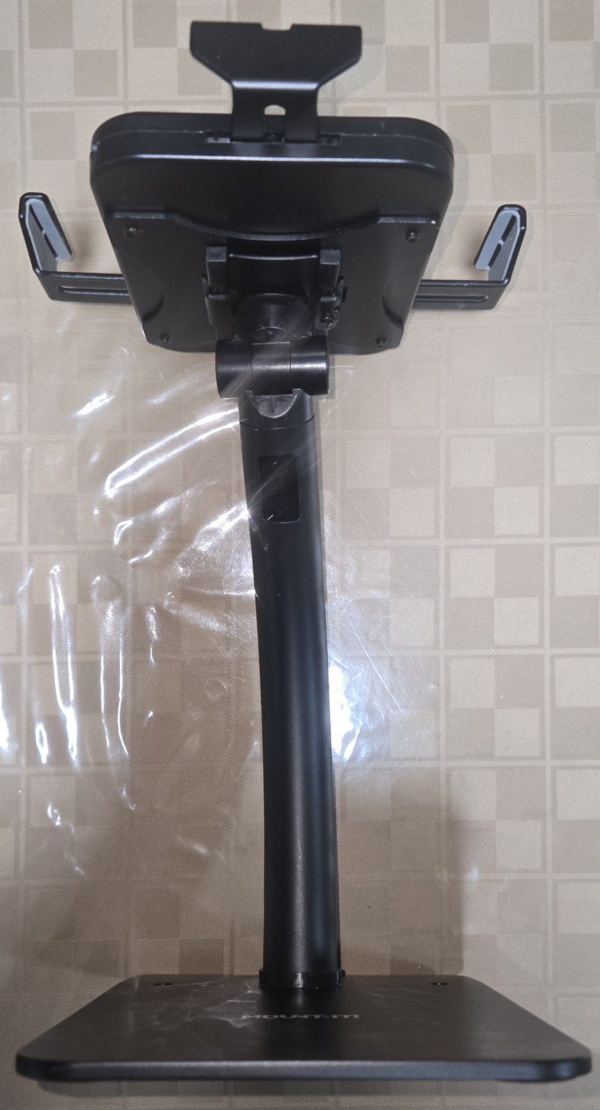 Mount-It! Anti-Theft Tablet Kiosk Countertop Stand | Universal Fit Black