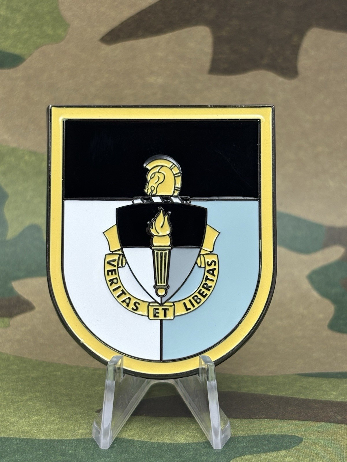 US Army JFK Special Warfare Center And PSYWAR School Challenge Coin SWCS PSYOPS