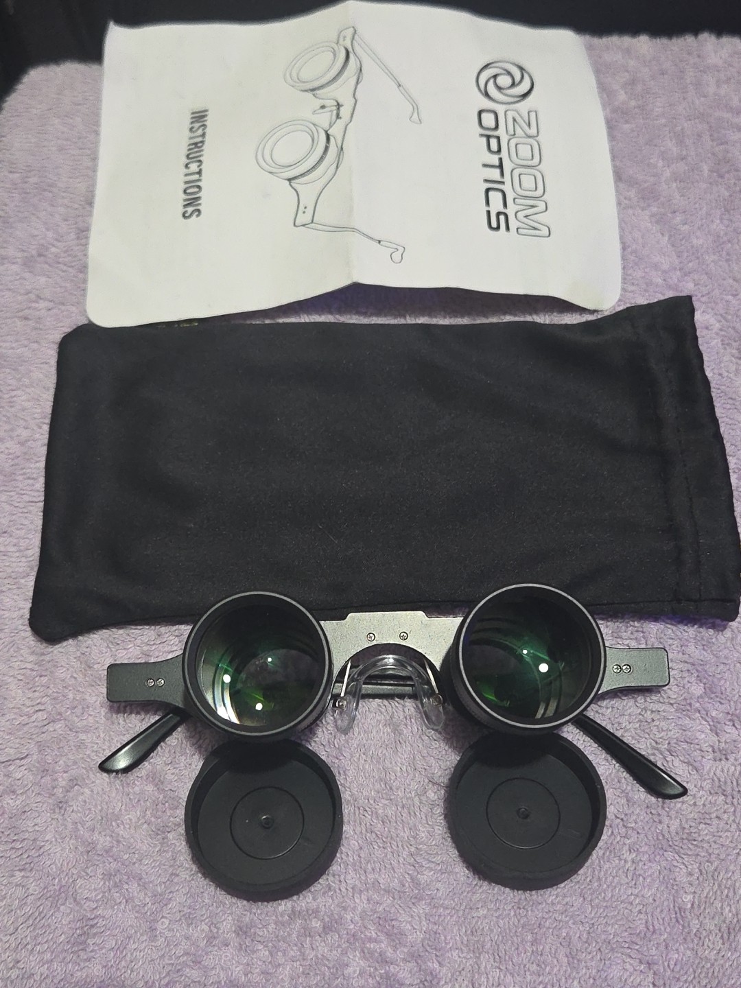 Zoom Optics Hands Free Binocular Glasses
