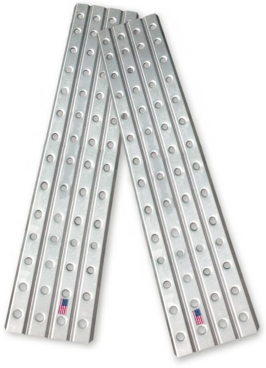 Pair- U.S. made ALUMINUM Extraction Tracks 16" X 60"