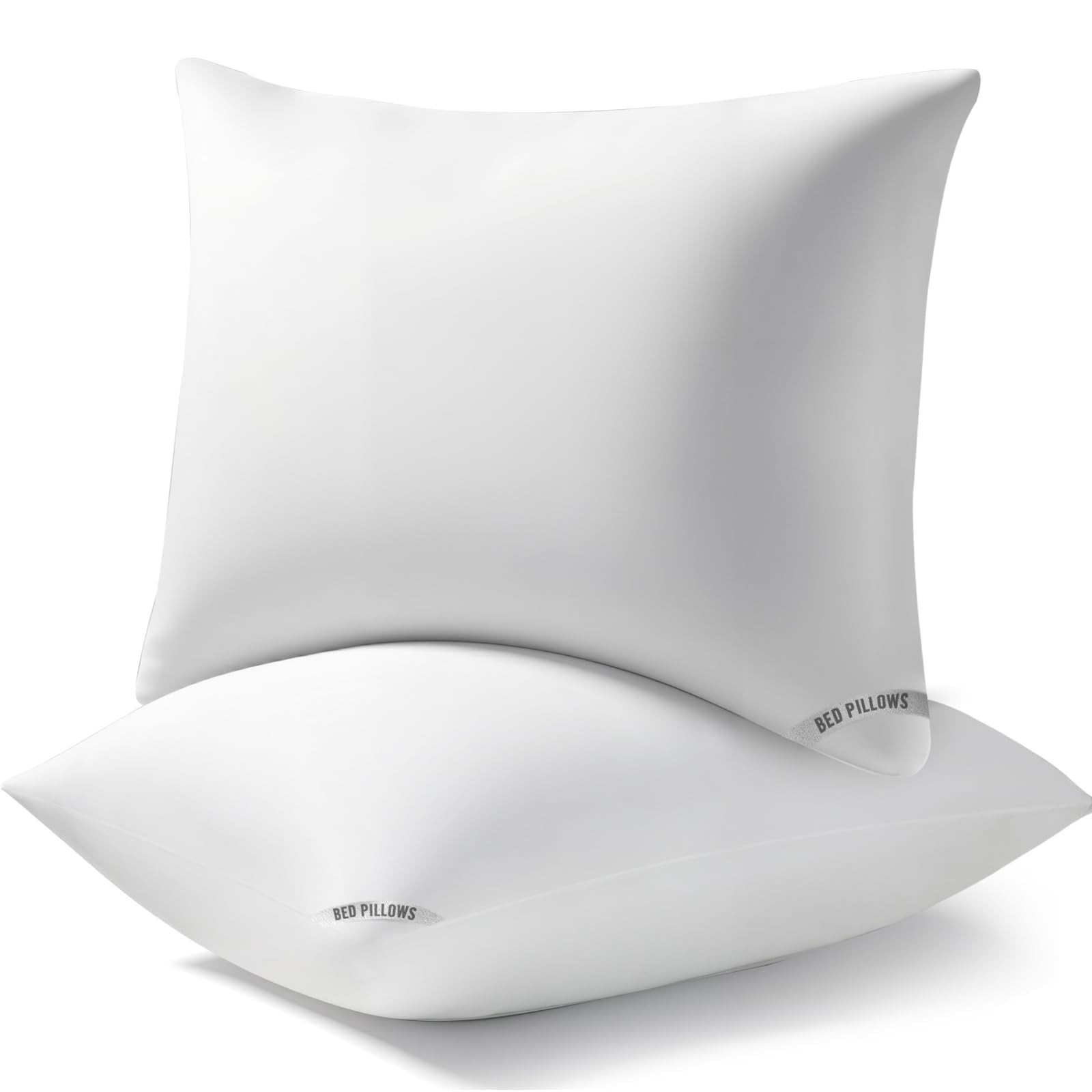2 Pack Luxury Hotel Bed Pillows King Size Down Alternative Back Stomach Side