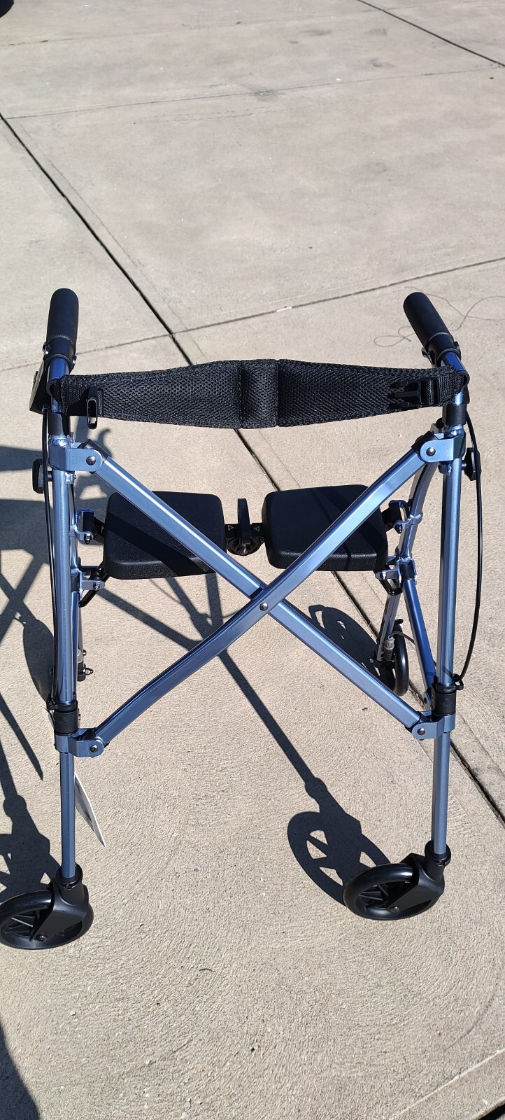 Able Life Space Saver Rollator Short, Lightweight Junior Folding Walker for...
