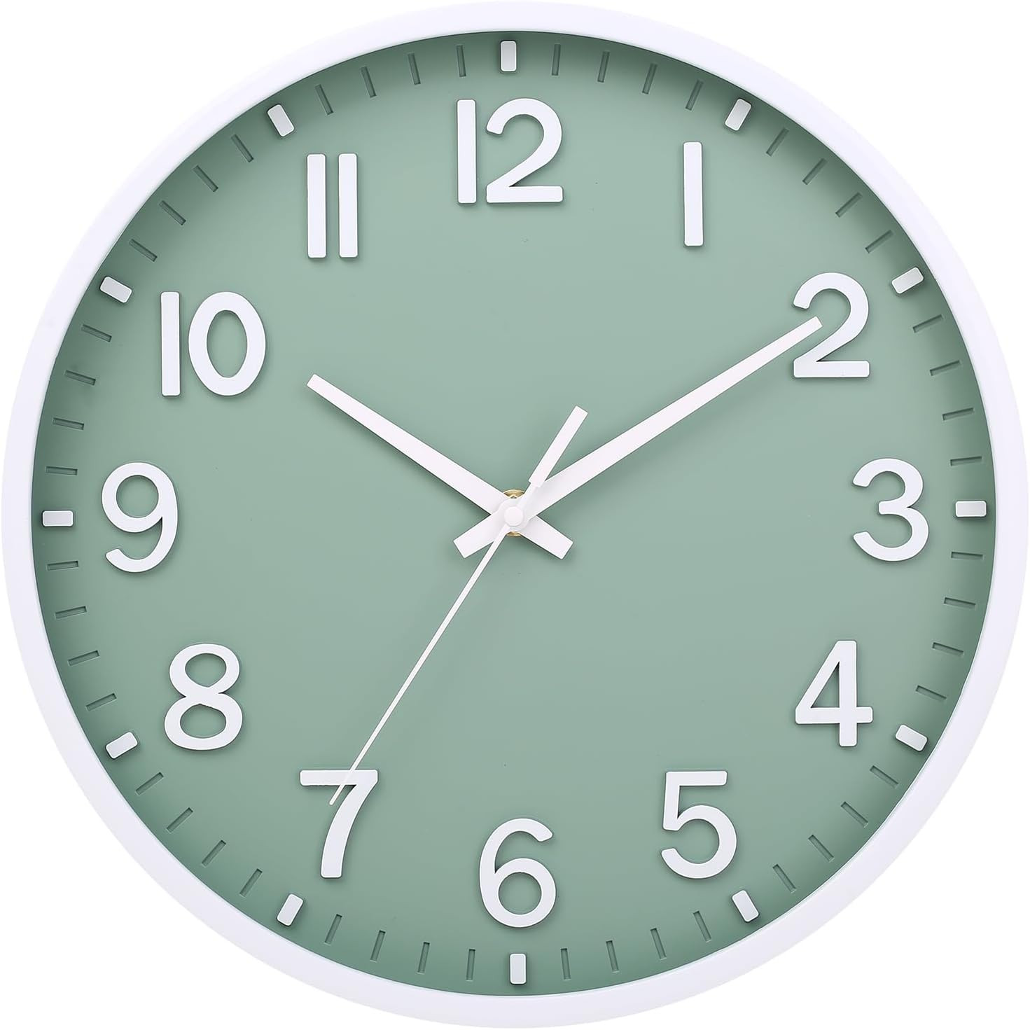 Wall Clocks Battery Operated 8 inch Modern Wall Clock,Silent Non Ticking Wall Cl