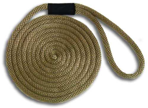Gold Dock Lines 3/8" x 15' - Made in USA