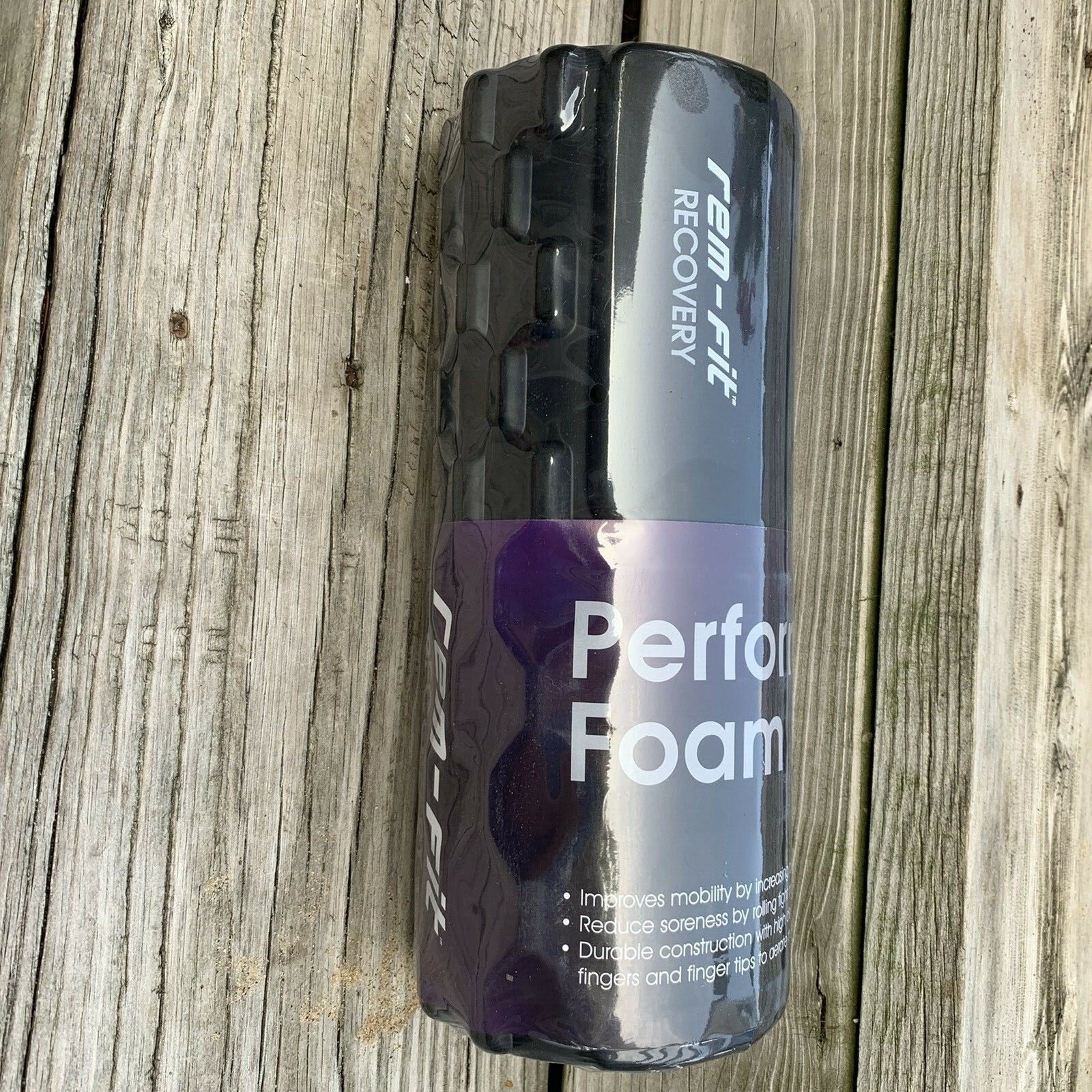 New Rem-Fit Foam Roller Recovery Performance Roll Tight Muscles Improve Mobility