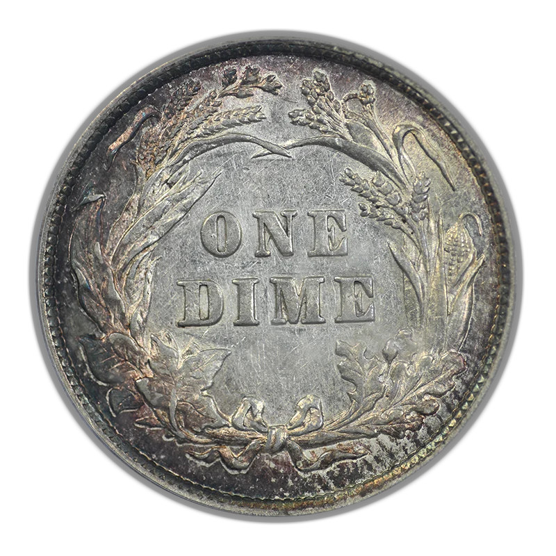 1895 Barber Dime 10C PCGS AU55
