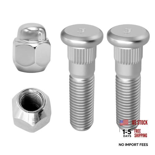 4PCS M12x1.5 Wheel Lug Stud Nut Set, Lug Nuts, Car Accessories Front Rear Left