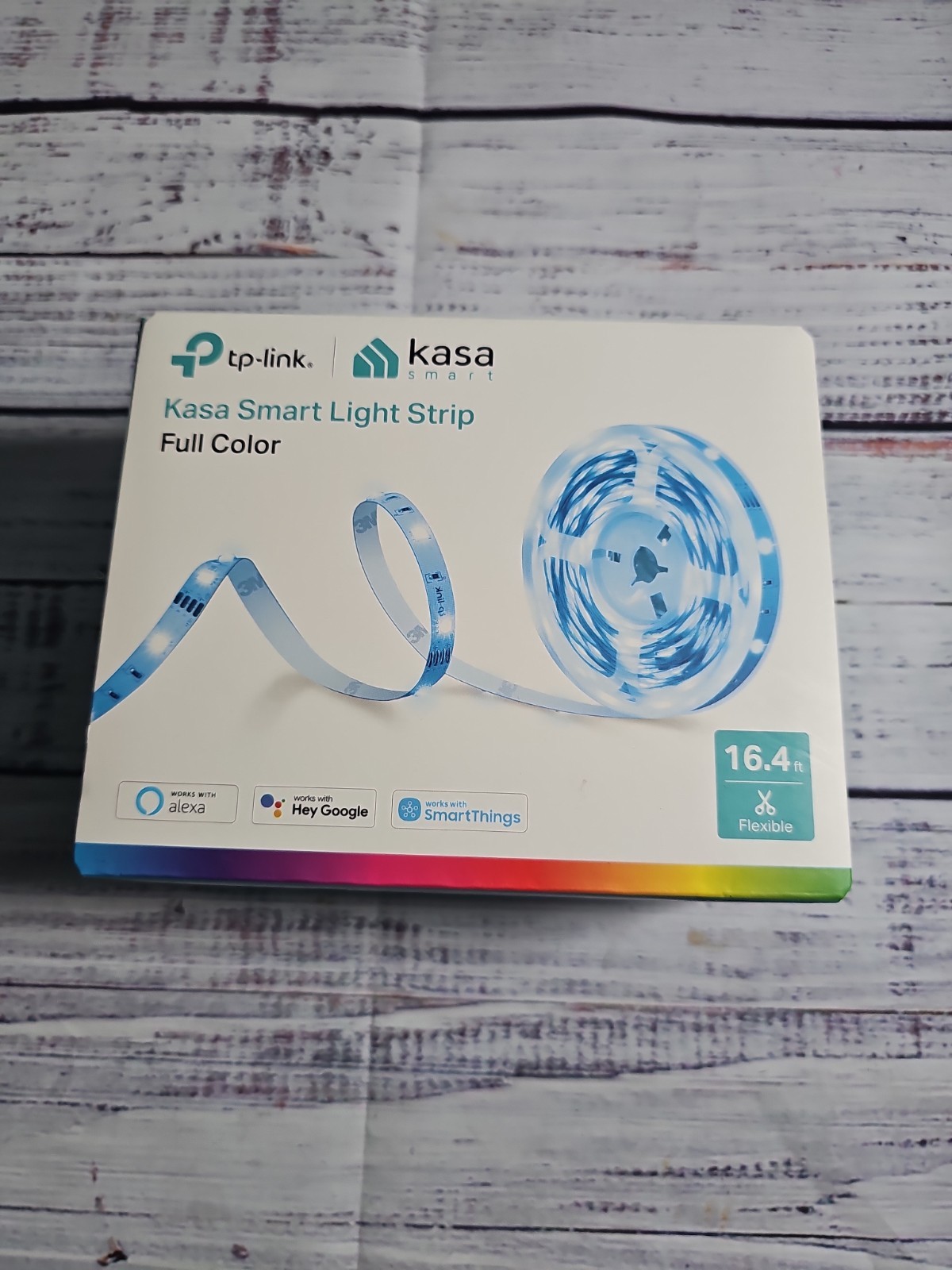 TP-Link Kasa Smart Light Strip 16.4 ft Multicolor KL400L5 WiFi Alexa Google