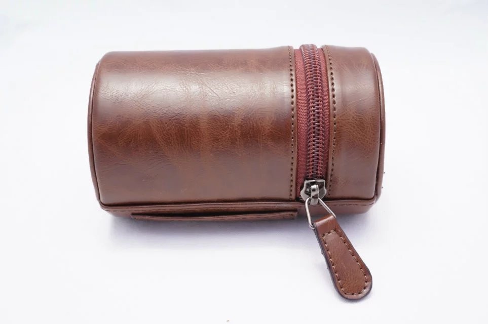 Camera Lens Pouch Case DSLR Water Resistant Set Protector Storage Bag Coffee