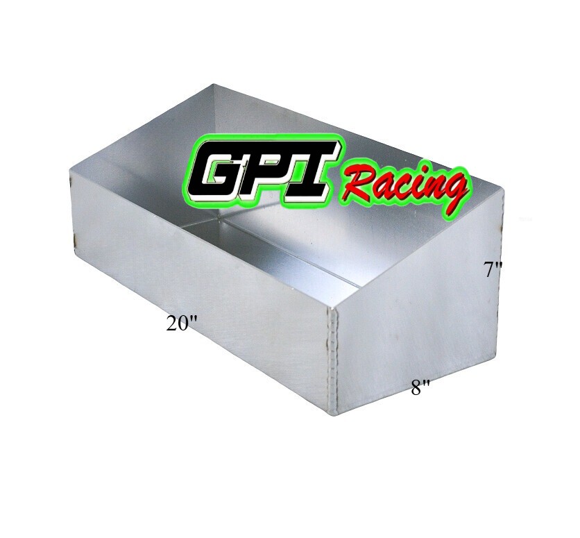 3 to 4 Gallon Shelf Storage Holder Aluminum Trailer Garage Accessory Organizer