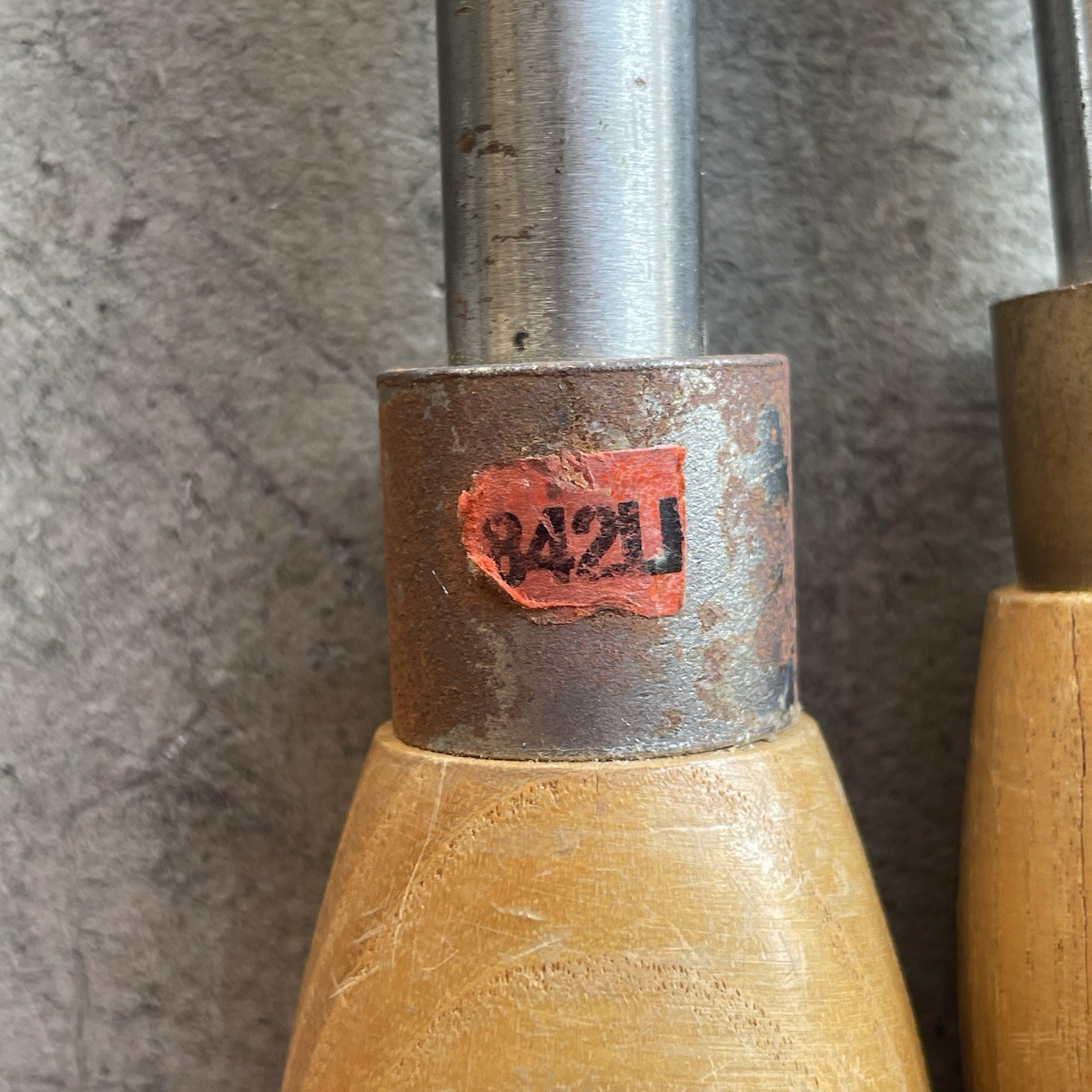 Lot Set of 2 Robert Sorby Lathe Gouges 842 LH (3/8") & 840LH (7/16")