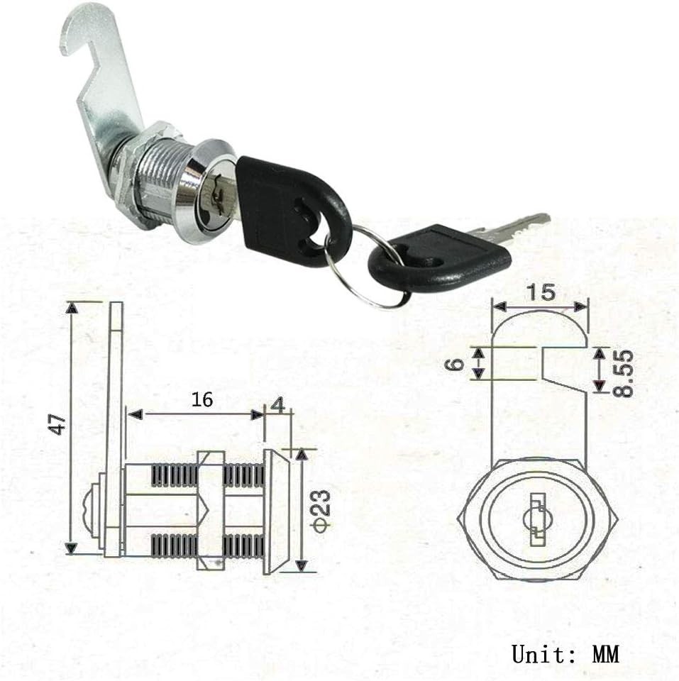 Tool Box Lock Replacement 2 Pack Tool Box Lock Set Cylinder Universal Lock 12/19