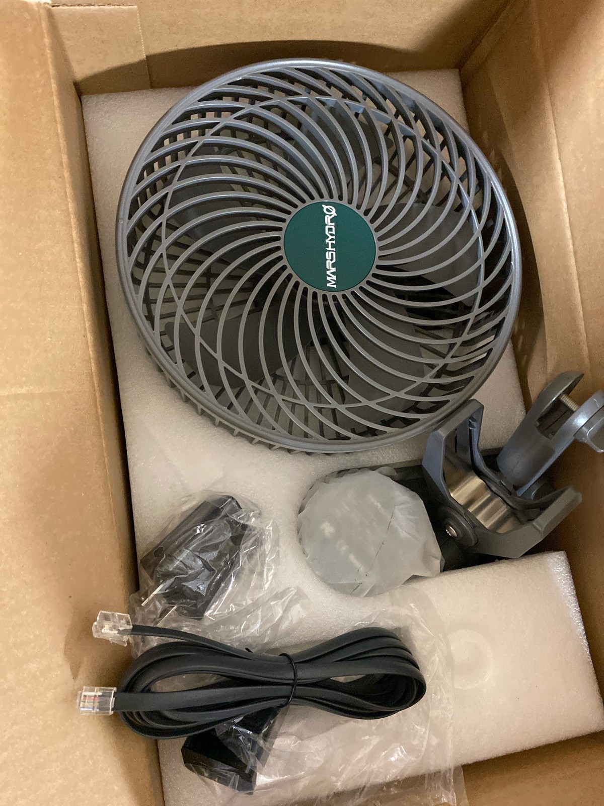 MARS HYDRO 2-Pack M6 Grow Tent Fan: Oscillating, Low Noise, APP/WiFi Control