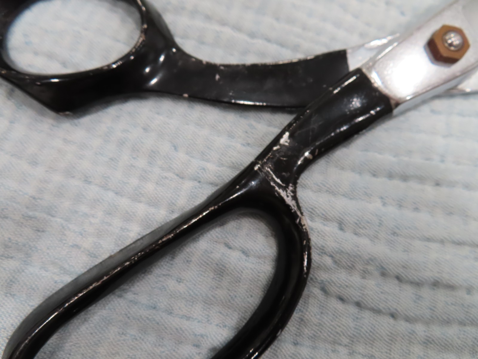 Clauss Scissors Shears 8" No 4258 High Leverage Floral Black Handle USA