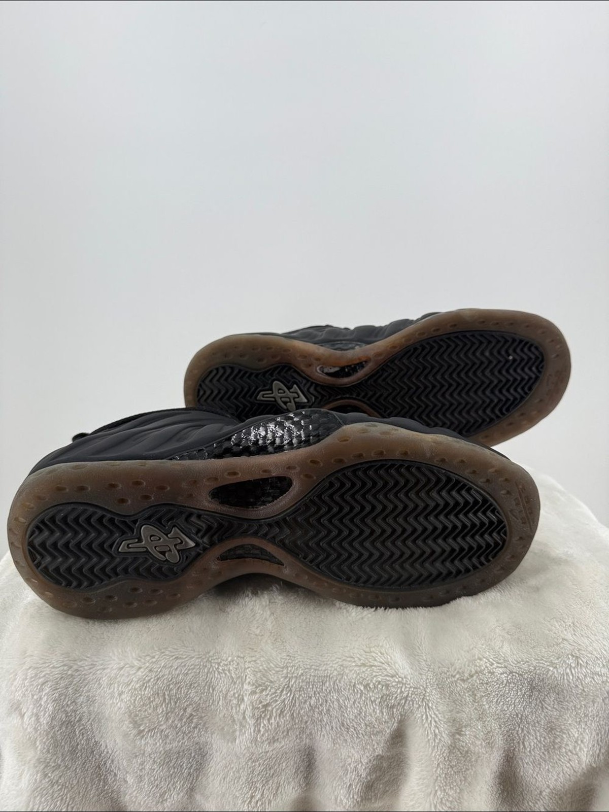 Nike Men's Black Foamposite Sneakers