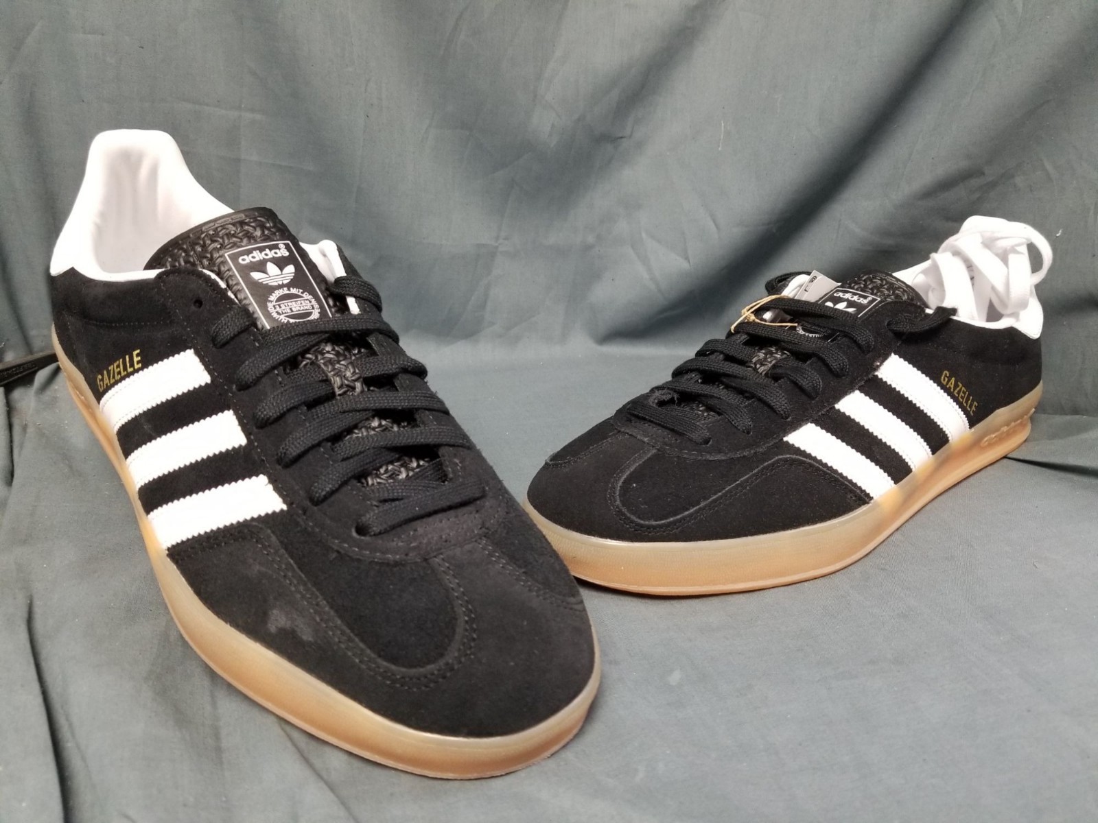 Adidas Gazelle Indoor Core Black JI2060 Men's Size 10 NEW NO BOX!