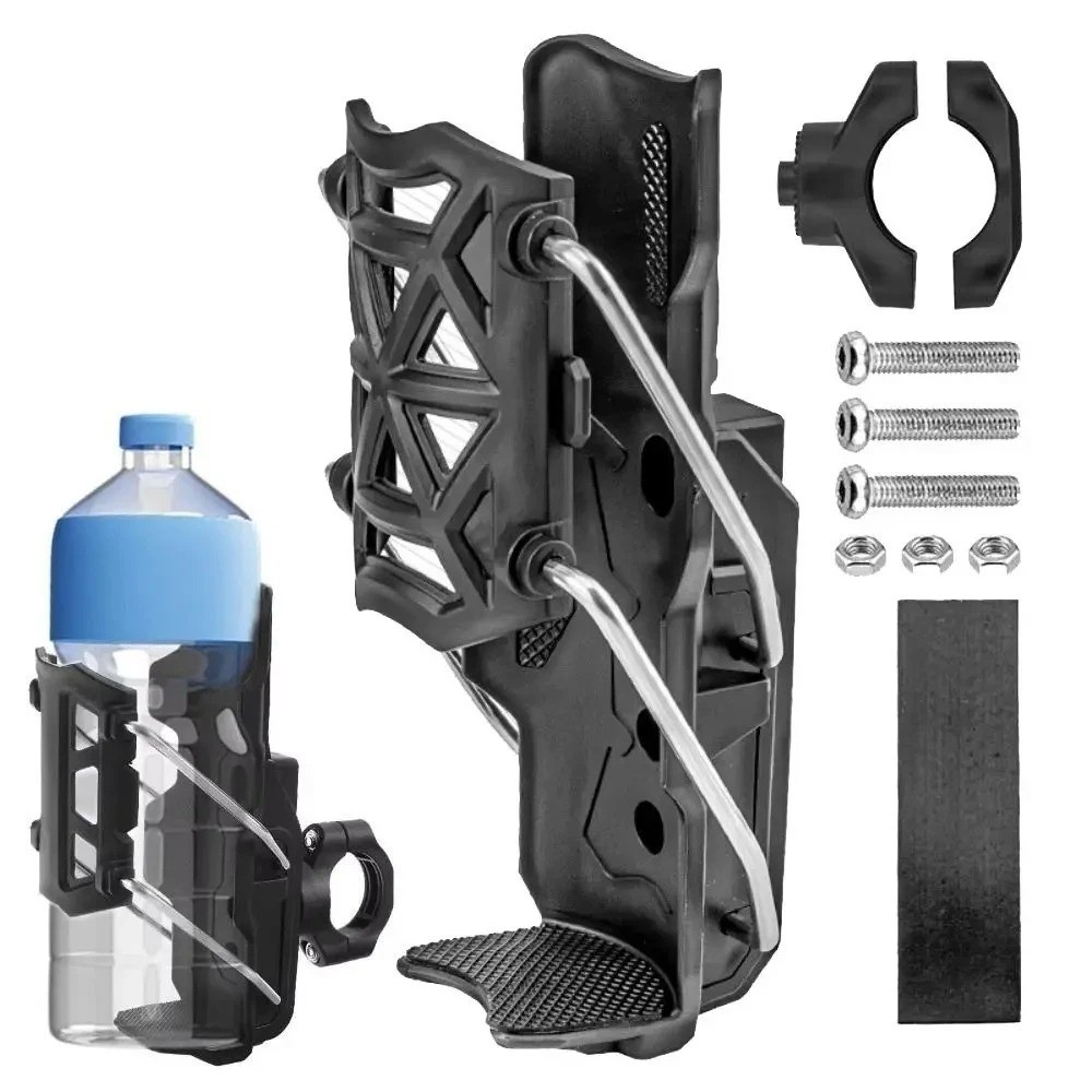 Bike Handlebar Cup Holder Universal Adjustable Drink Bottle Mount
