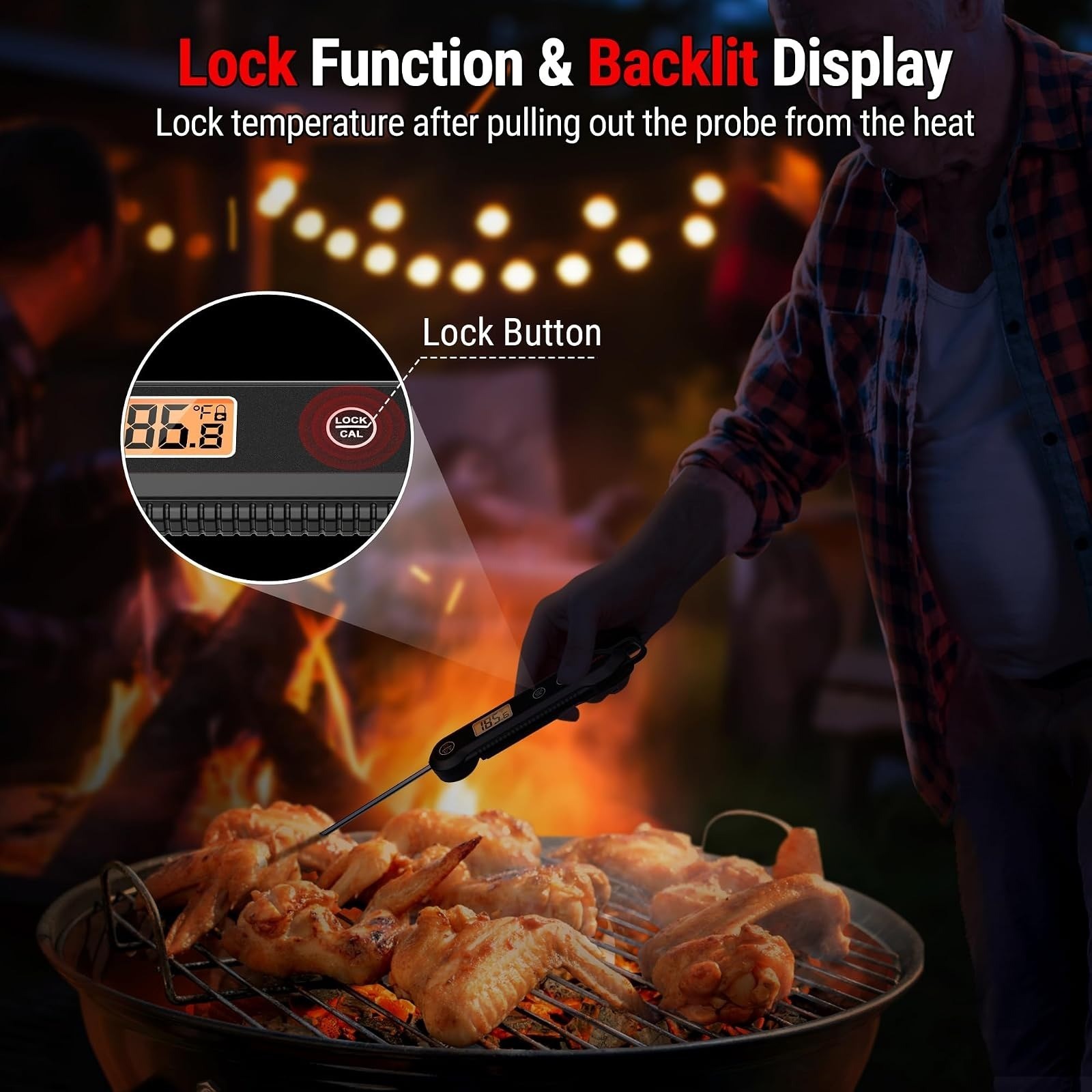 TempPro Digital Instant Read Meat Thermometer Waterproof Cooking Tools