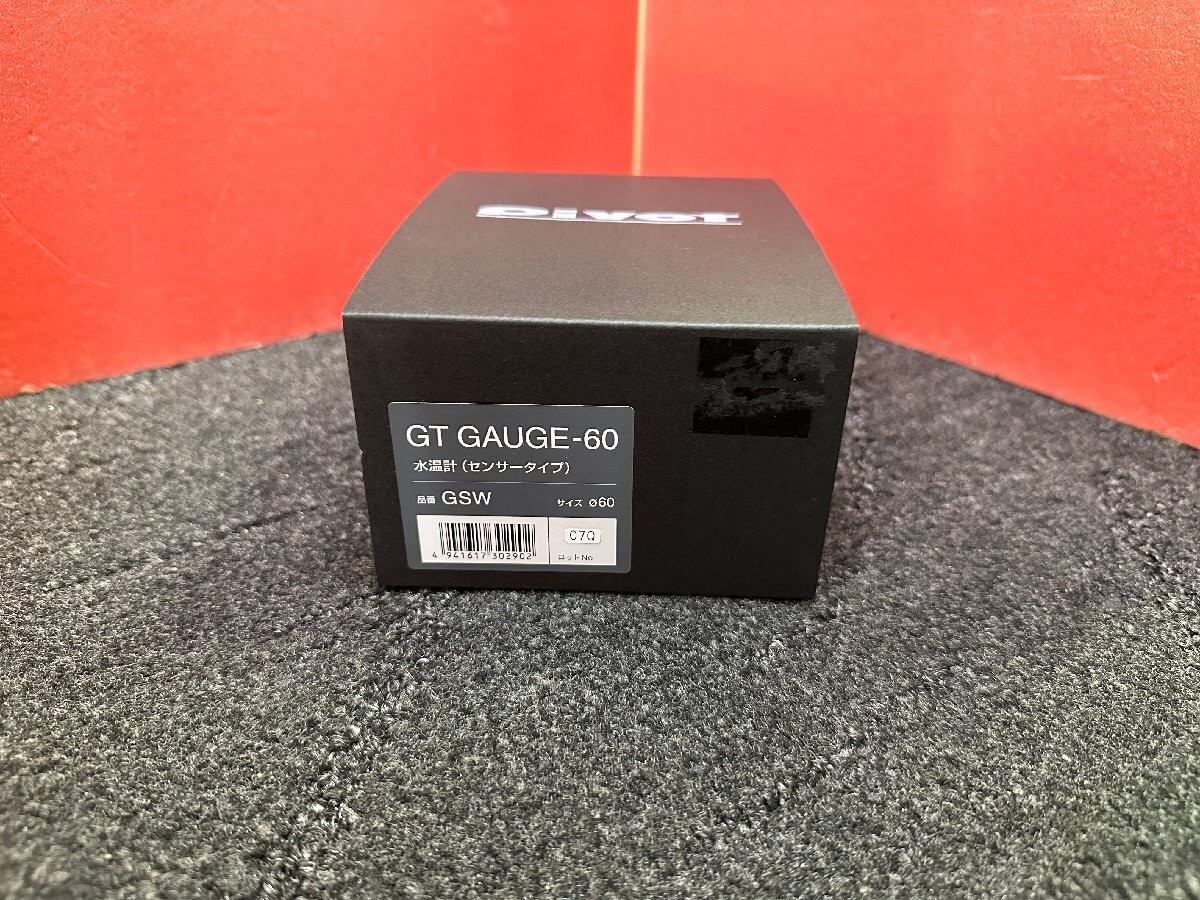 Unused PIVOT GT GAUGE-60 GSW Water Temperature Gauge 60mm JDM F/S from Japan