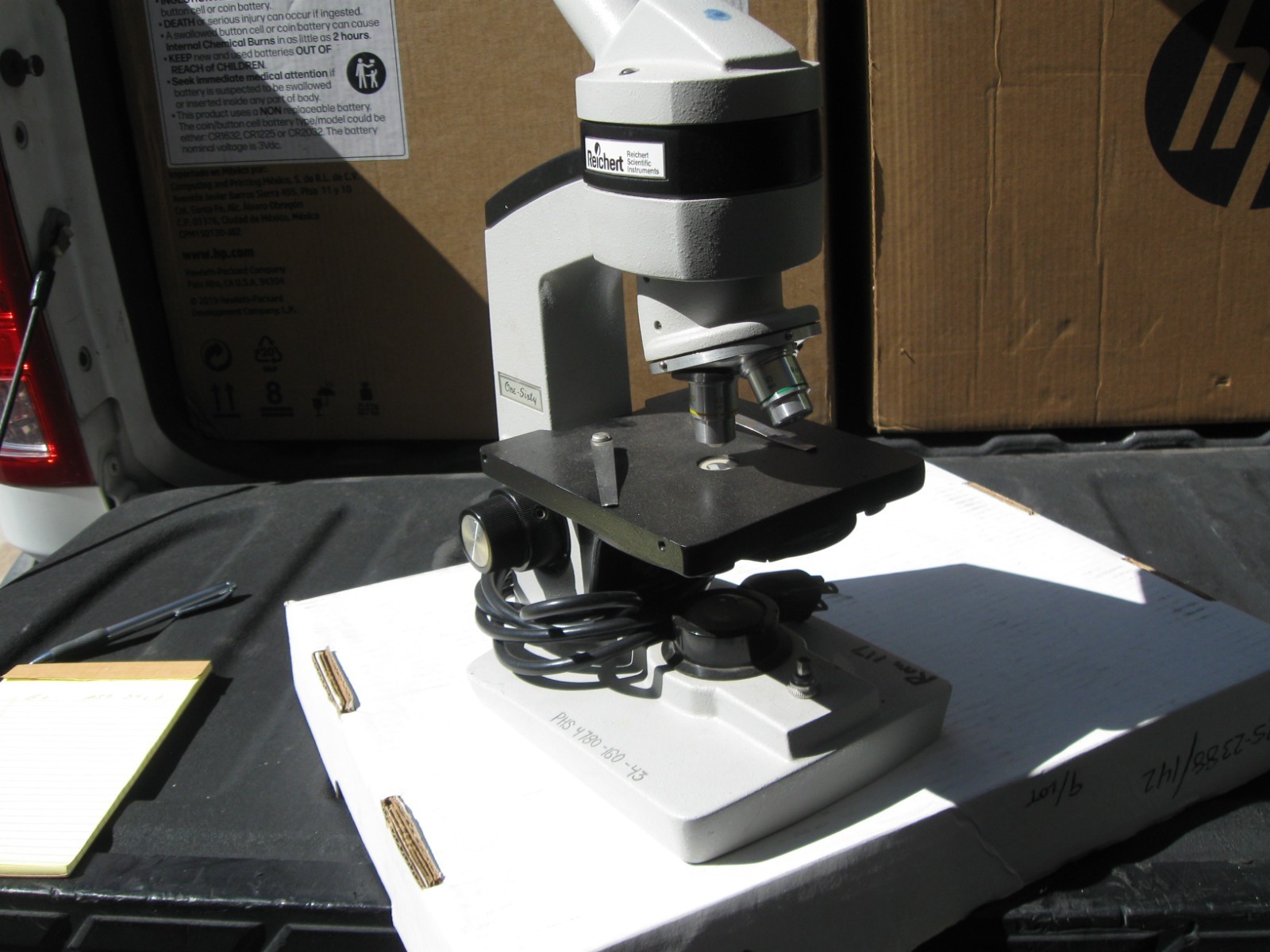 microscope Reichert 160 2/objective lens