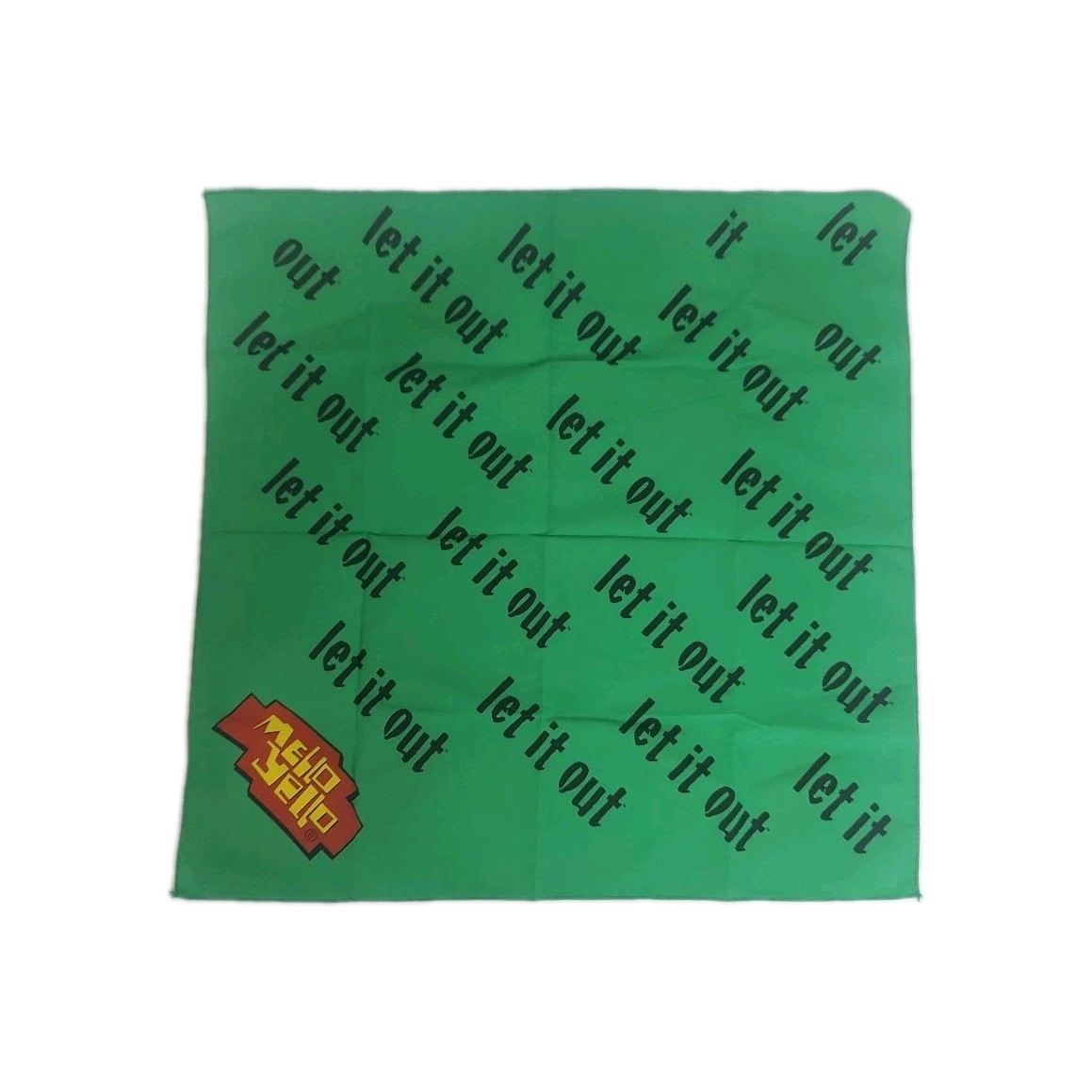 Mello Yello Bandana 1990's 100% Cotton Soda Advertising Rare Find Brand New.