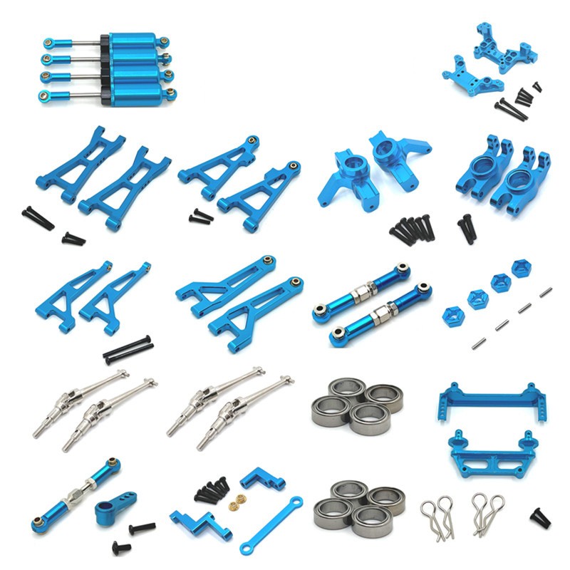 RC Car Metal Full Upgrade Parts Kit For MJX Hyper Go 1/16 16207 M162 Accessories