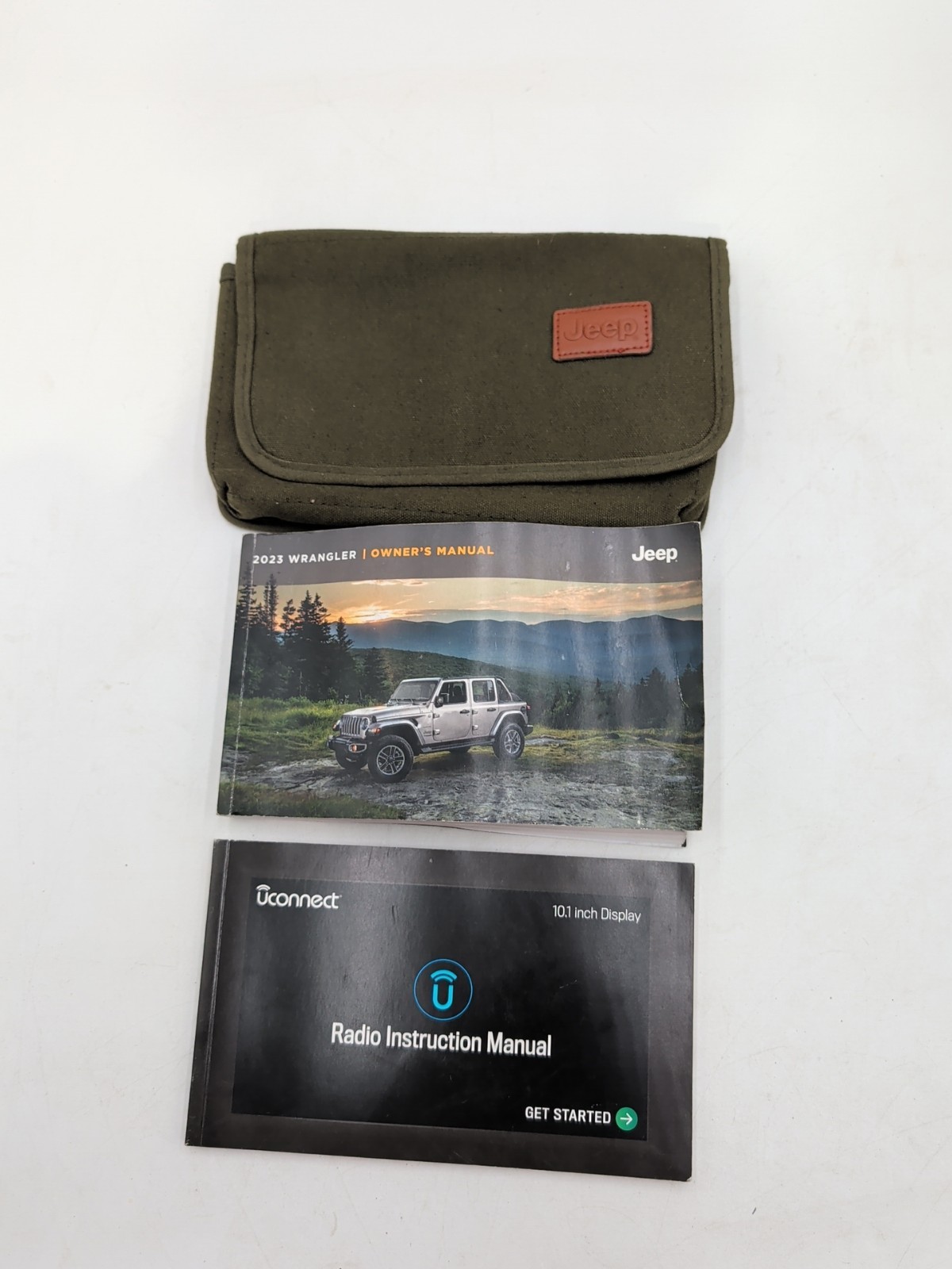 2023 Jeep Wrangler 4XE Hybrid Owners Manual & Uconnect Radio Instruction & Case