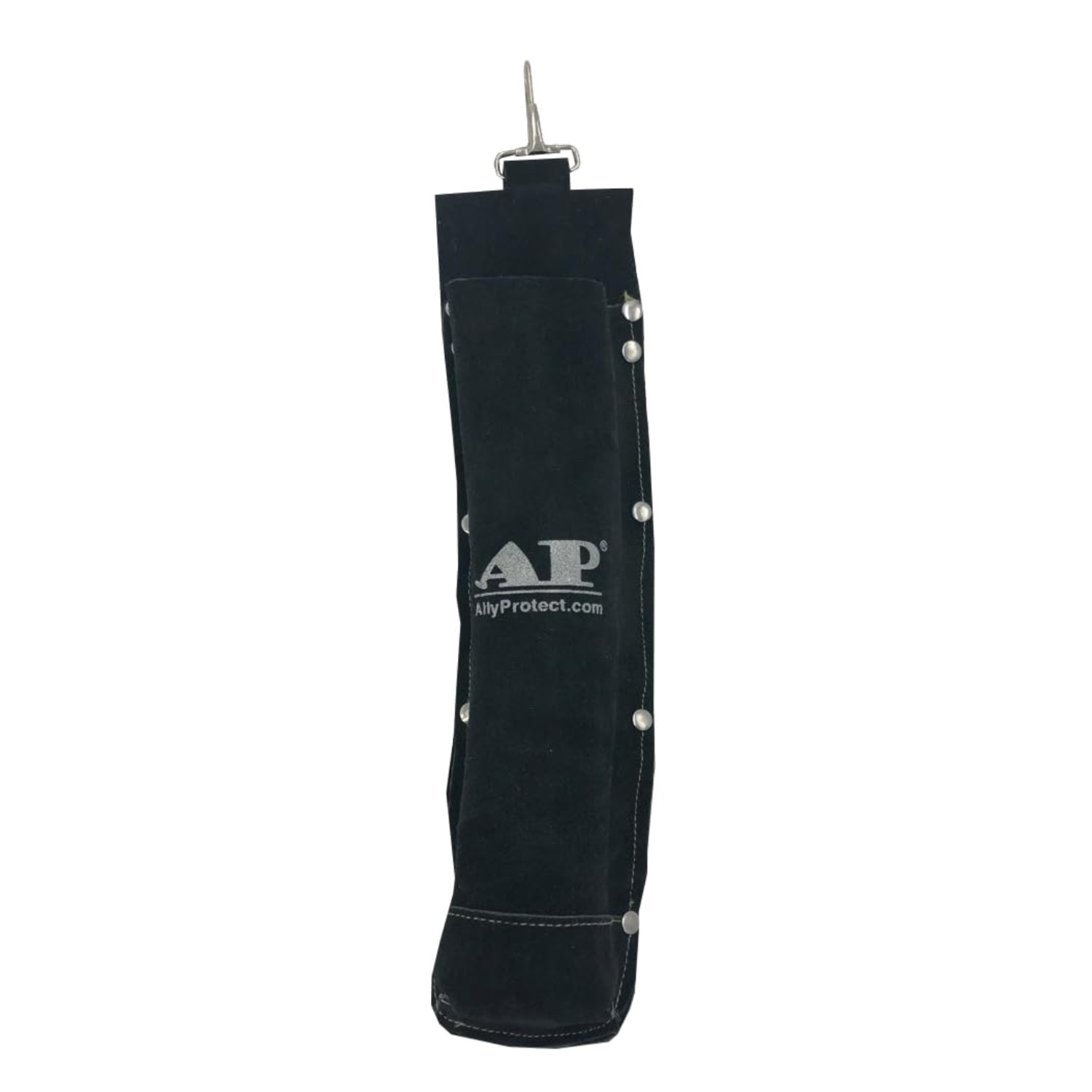 Flame-Resistant Leather Welding Rod Holder - Portable Electrode Pouch 3.5" x 14"