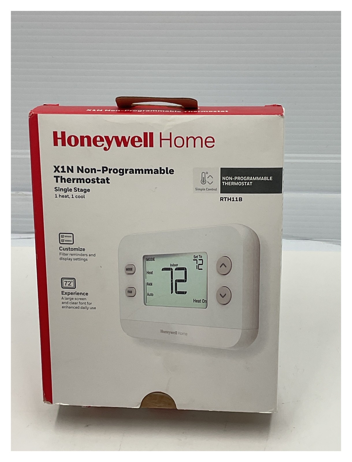 Honeywell Home RTH11B X1N Non-Programmable Digital Thermostat 1 Heat 1 Cool NEW