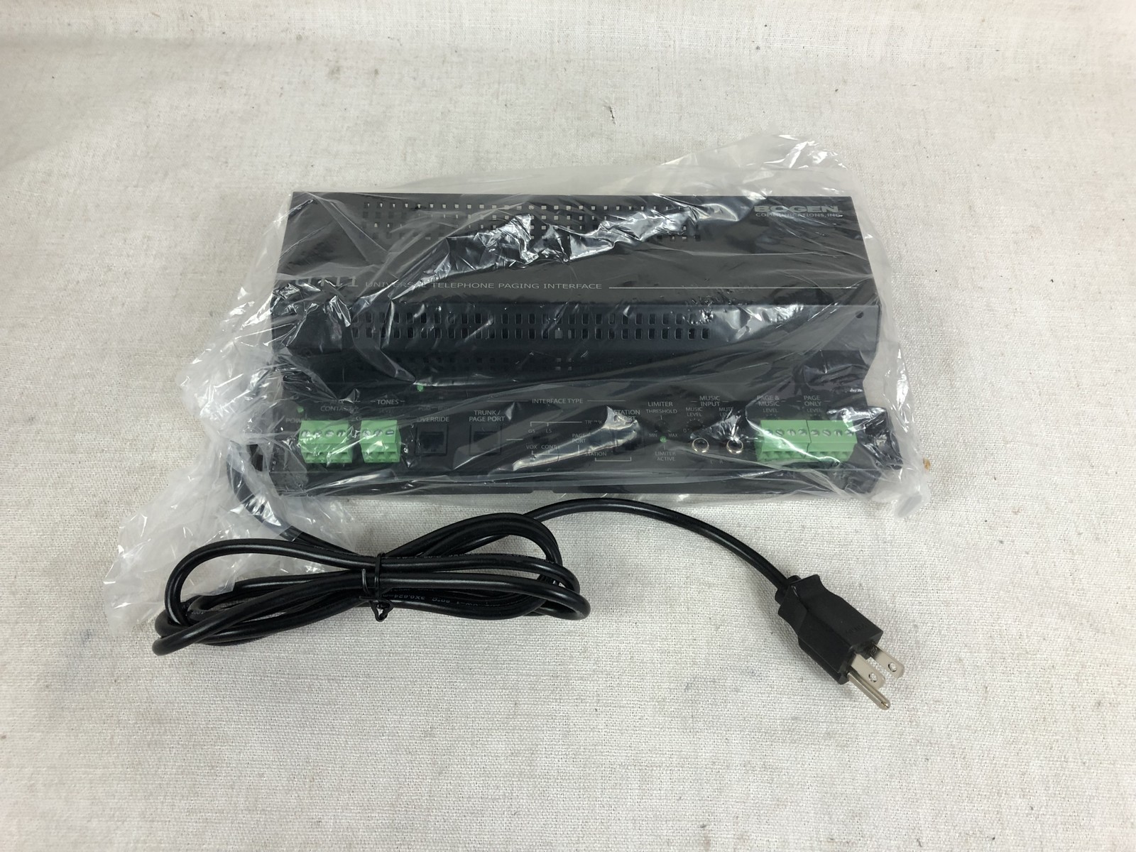 Bogen UTI1 Single Zone Paging Controller Universal Telephone Inferface| Open box