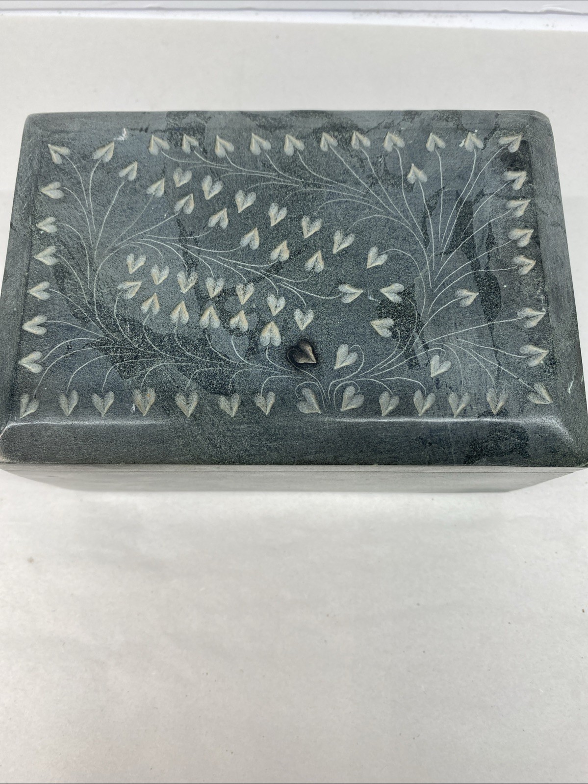 Soapstone Carved Box