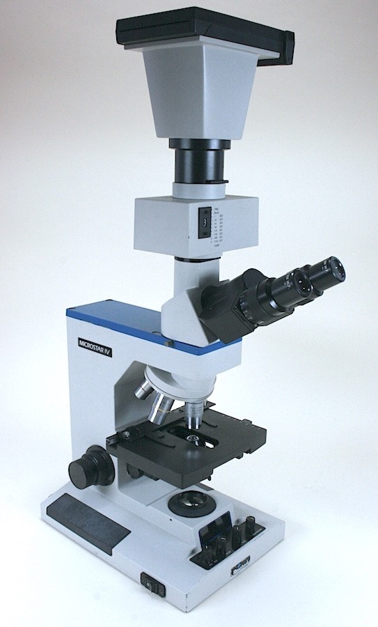 Reichert Leica Microstar IV Trinocular Microscope with Brightfield Plans