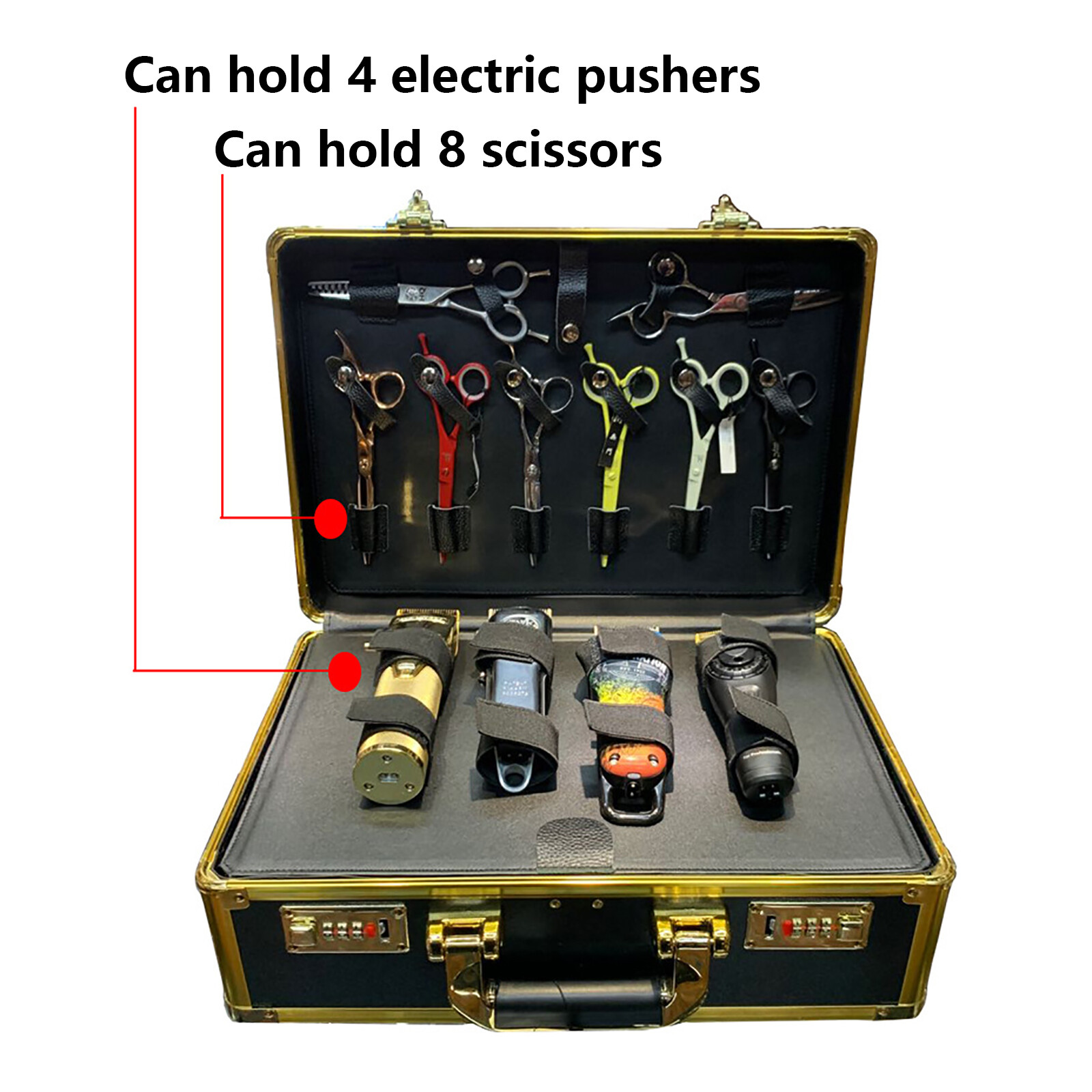 Barber Carrying Case Portable Styling Tools Accessories Travel Storage Case Box
