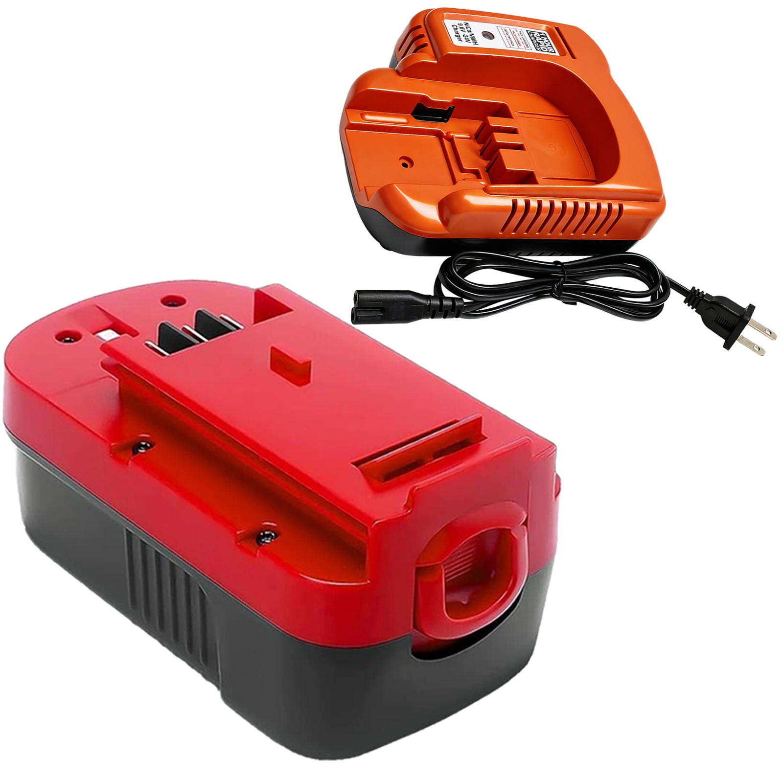 4.5Ah 18V for Black & Decker HPB18 18 Volt Battery+Charger HPB18-OPE 244760-00
