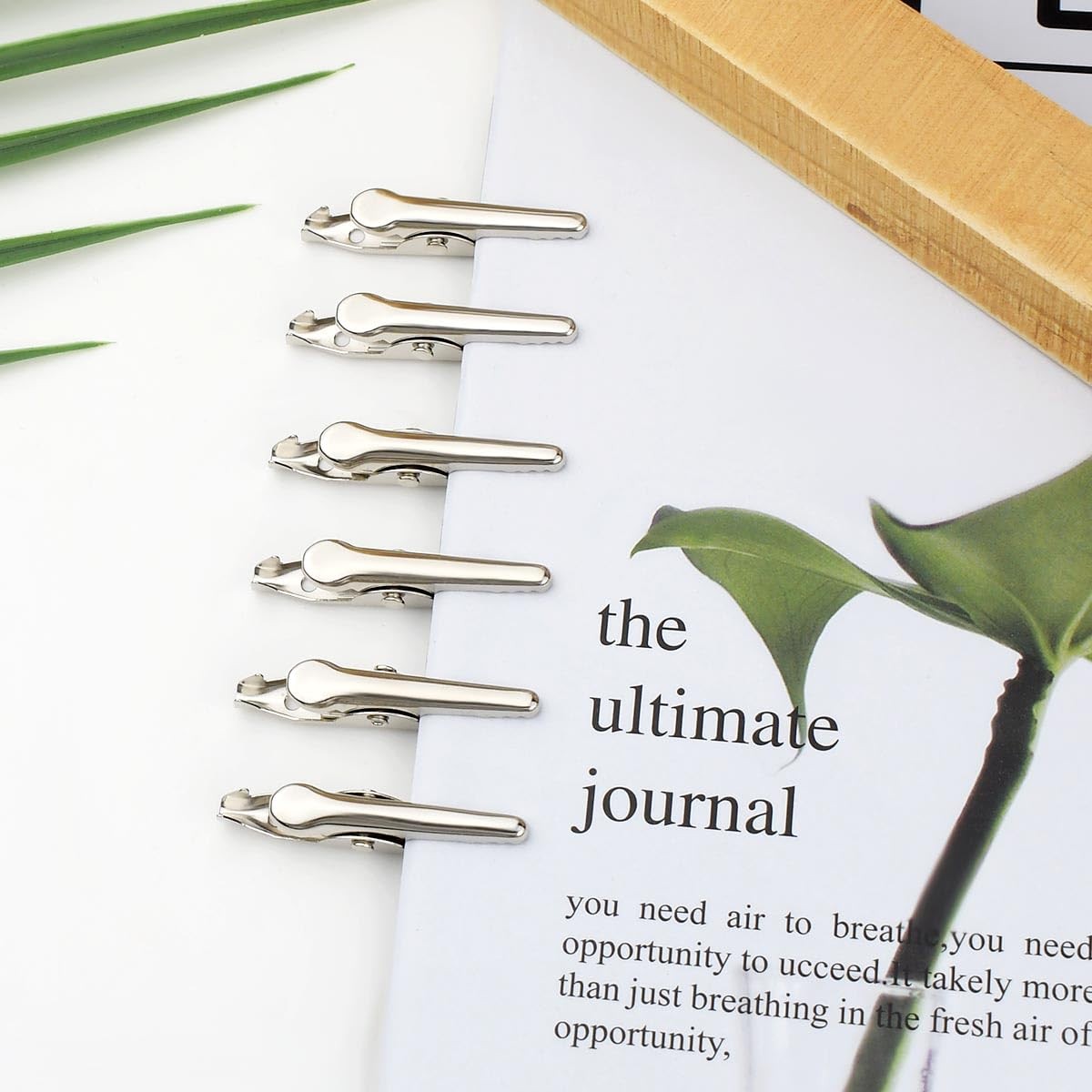 25 Pcs Nickel Plated Alligator Clips Metal Alligator Clip Crocodile Electrica...