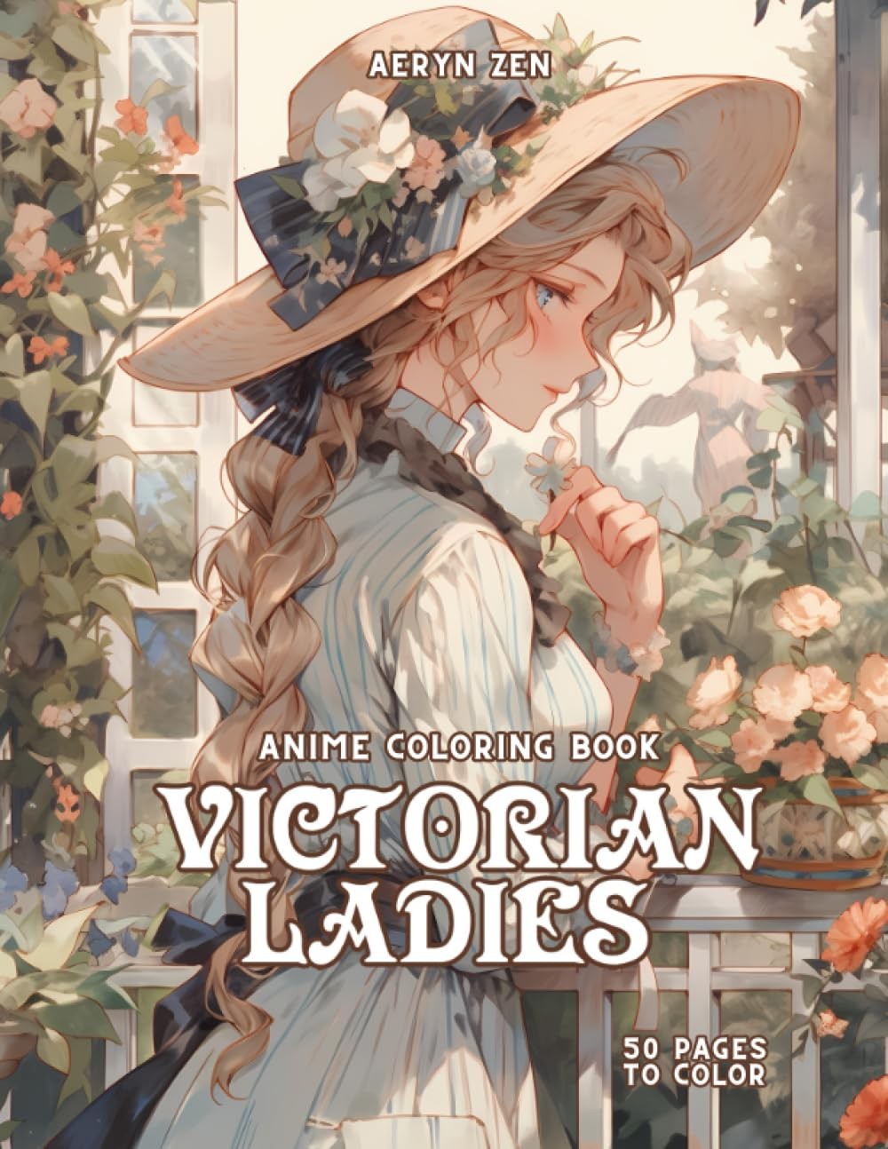 Anime Coloring Book: Victorian Ladies: Manga Art & Anime Enthusiasts Stress Reli
