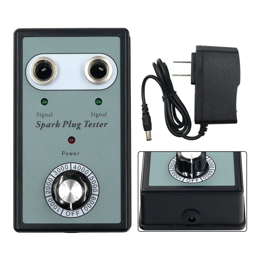 Car Spark Plug Tester Detector With Two Holes Ignition Plug Analyzer RNWE