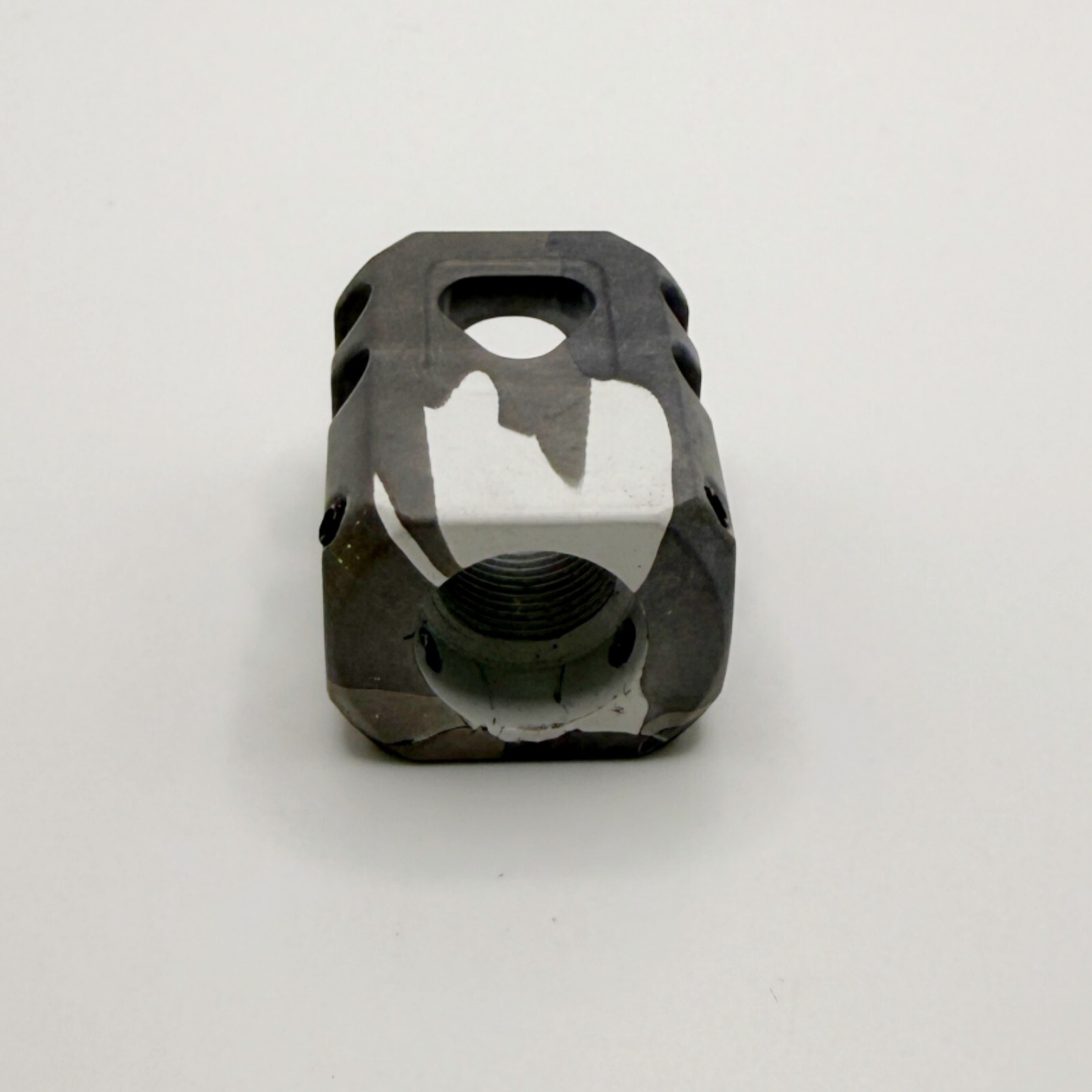 Muzzle Brake Compensator 1/2''x28 TPI For 9mm Black Camo
