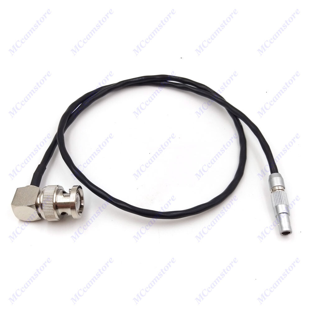 Right Angle BNC to 00b 4 Pin Timecode Cable for Red Epic Scarlet Camera