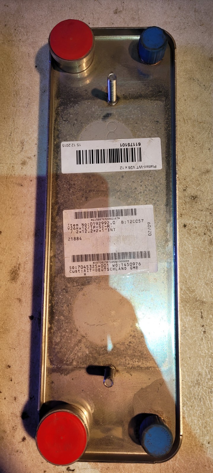 SWEP V26Hx12/1P-SC-M Brazed Plate Heat Exchanger 2x1" 0192992.0 61175101...