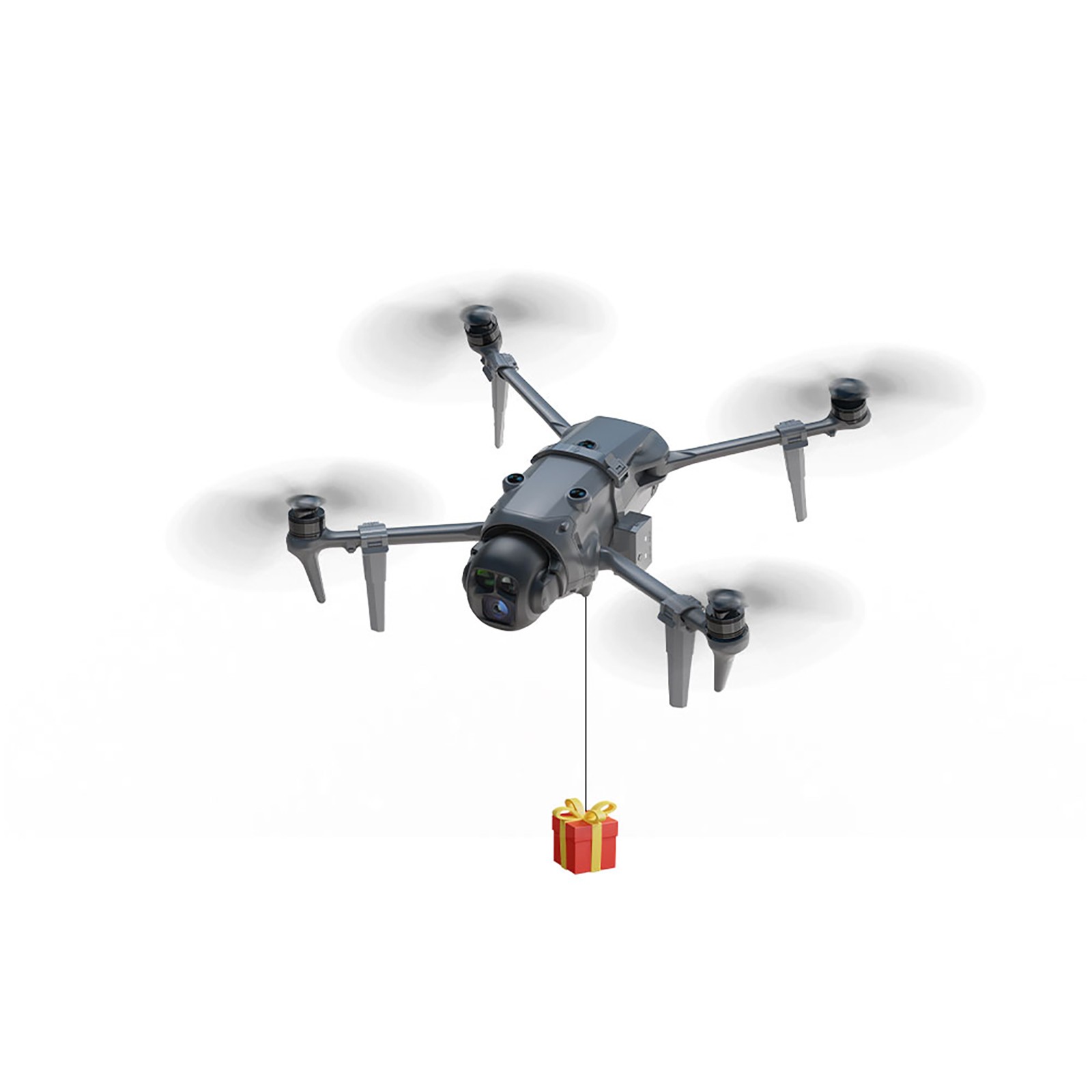 For DJI Mavic 4 Pro Remote Thrower 500g Payload Photosensitive Control Gray ABS