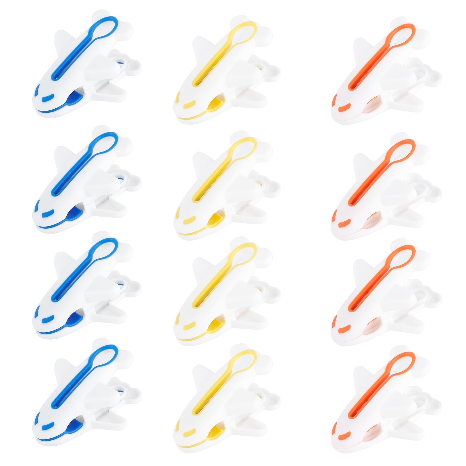 Plastic Clothes Pins Strong Clothespins-Heavy Duty Laundry Plane Clothes Clip...