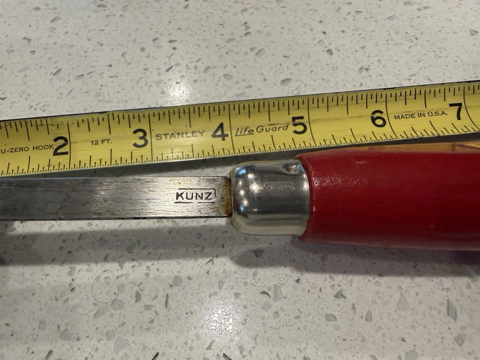 Vintage KUNZ Triangle Sharpening Tool | Germany