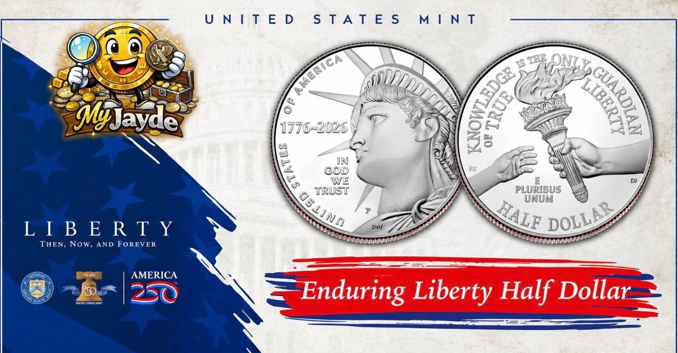 2026 Enduring Liberty Half Dollar 2-Coin Set P D Semiquincentennial IN HAND