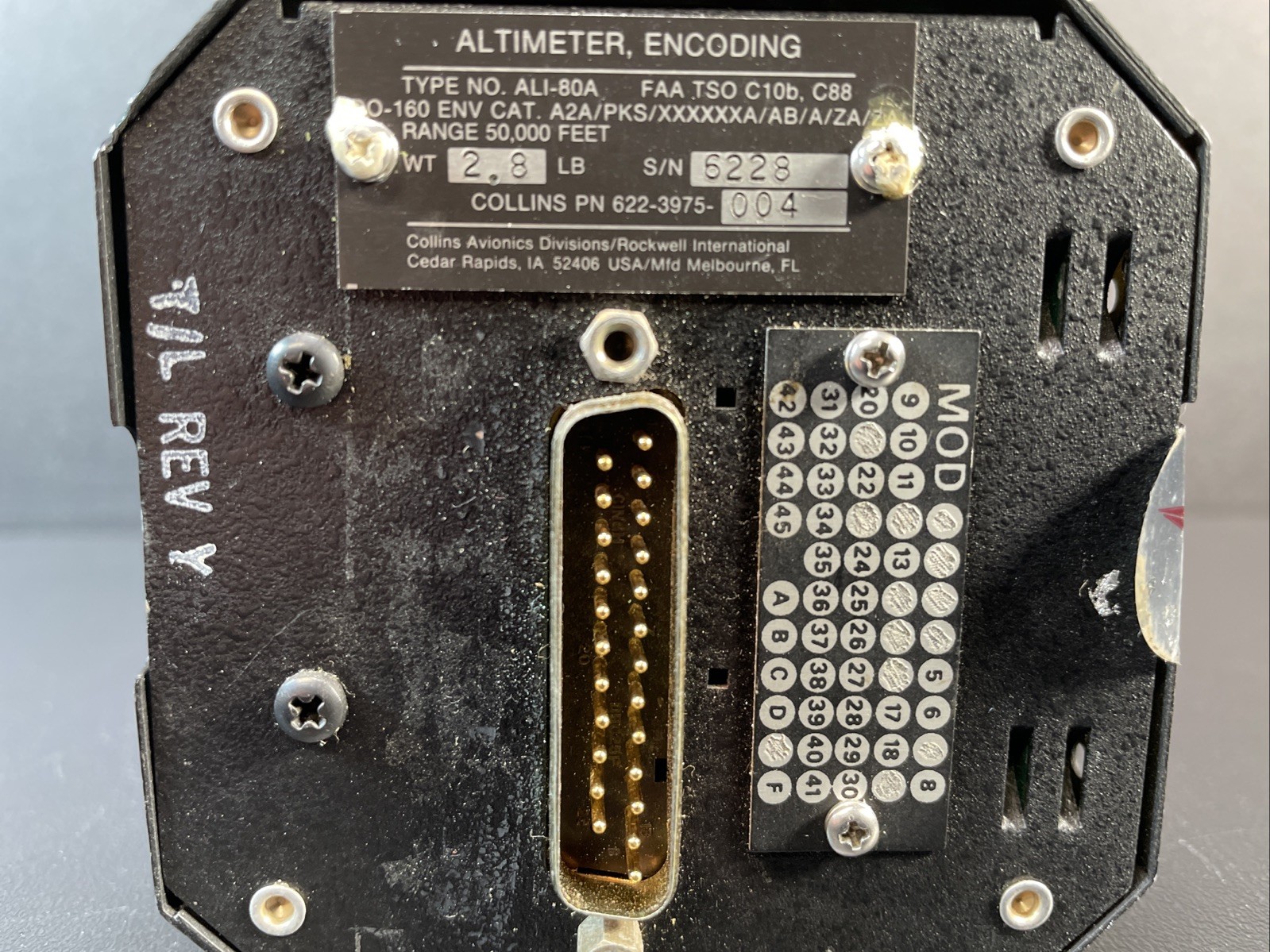 Collins Encoding Altimeter - 622-3975-004