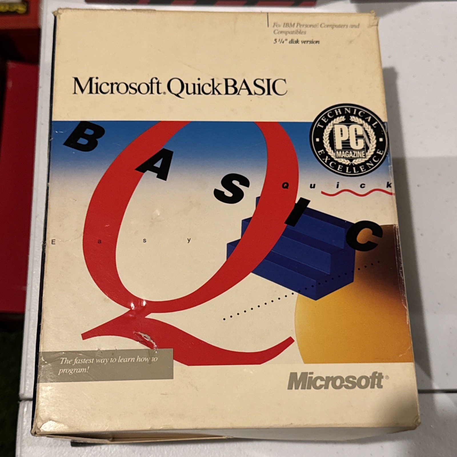 Original Microsoft QuickBasic, Complete In Box (5.25”Floppy Version)