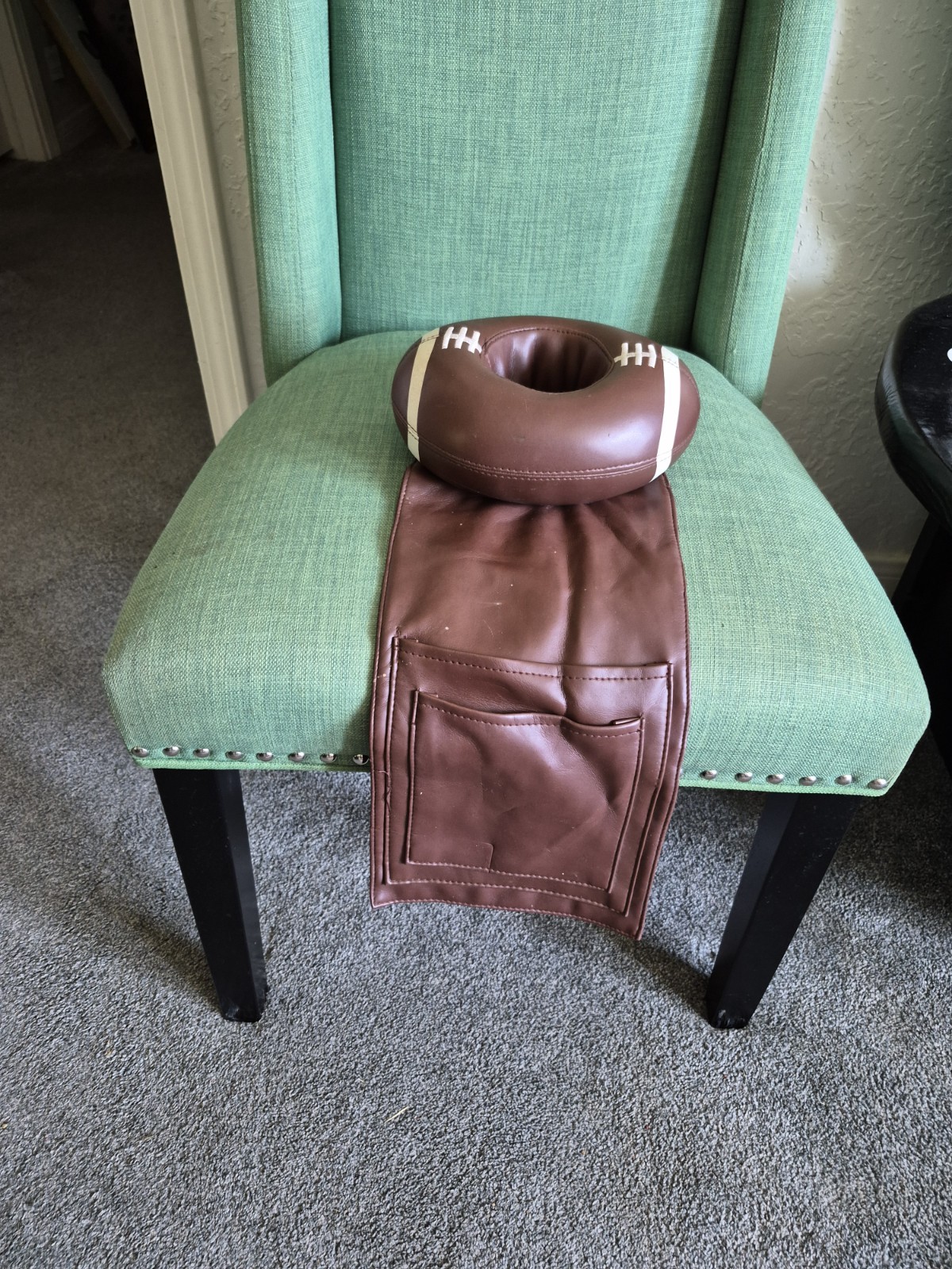 Football Armchair Caddy Remote Holder Couch Organizer Pocket Storage