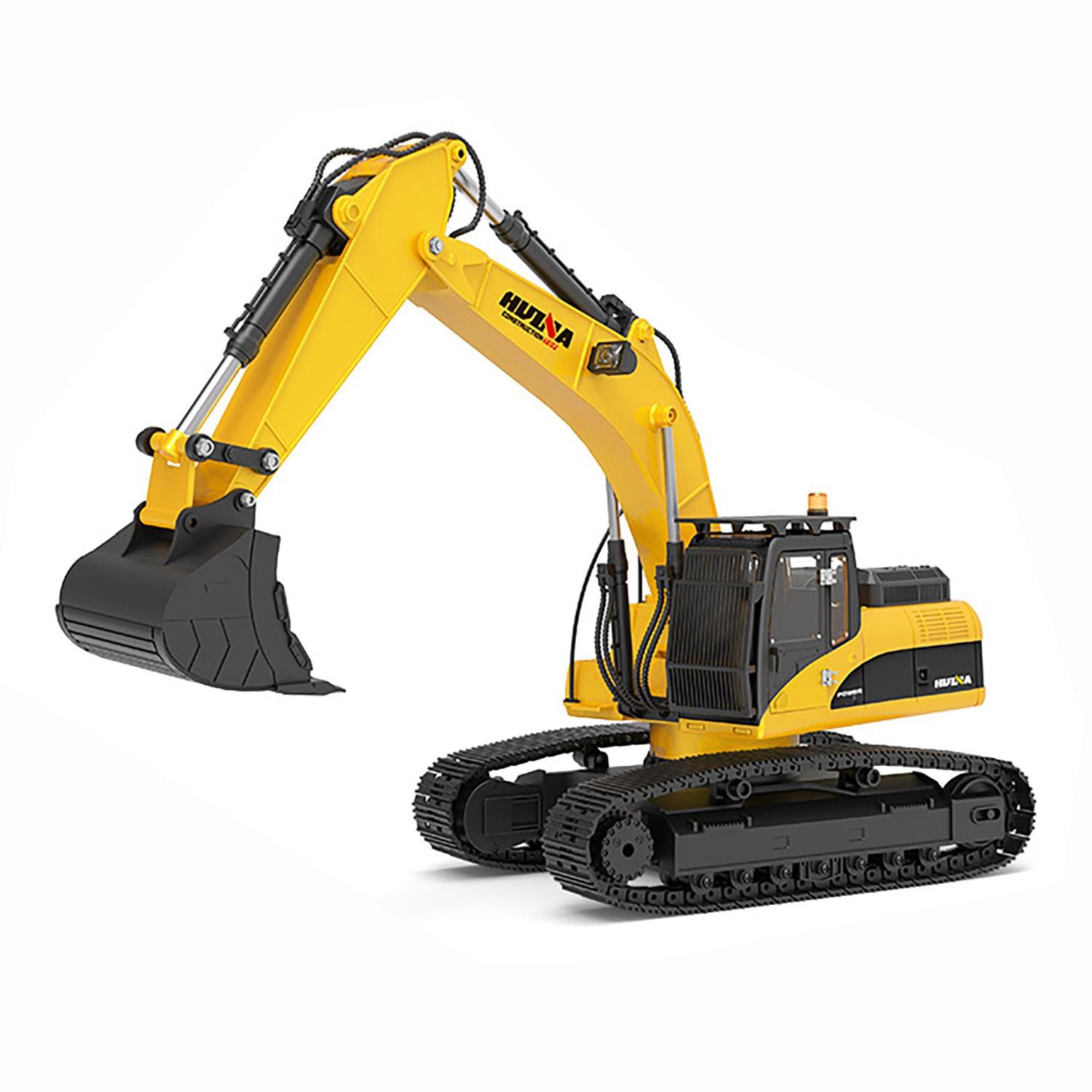 HUINA New Upgrade 580 1/14 Excavator Electric Ball Grabber 360 Rotate Shear Claw