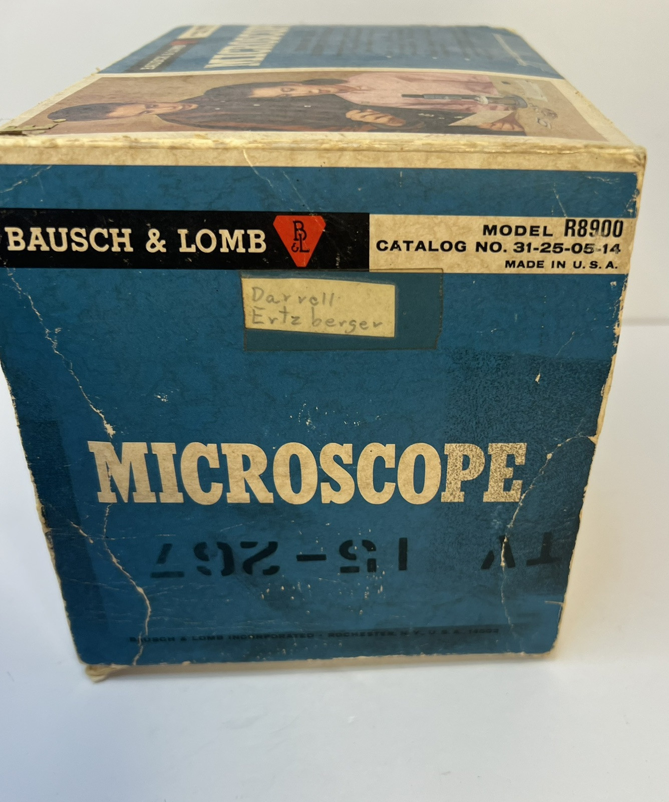 Vintage Bausch & Lomb R8900 Microscope High Image Quality Science Microphone